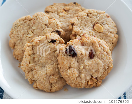 堅果蔓越莓燕麥餅乾 堅果蔓越莓燕麥餅乾 105376803