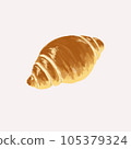Butter rolls drawn with crayons 105379324