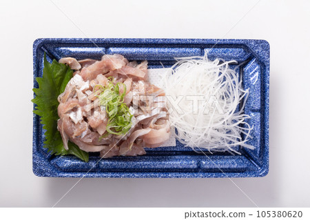 烤竹莢魚生魚片 105380620