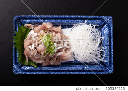 烤竹莢魚生魚片 105380623