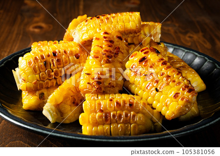 Grilled corn Grilled corn 105381056