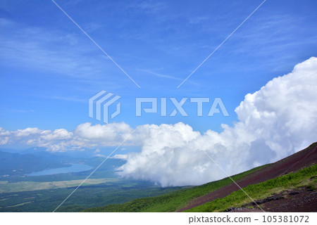 富士山路線 吉田線 6 至 7 站風景 攀登富士山 富士山路線 吉田線 6 至 7 站風景 攀登富士山 105381072