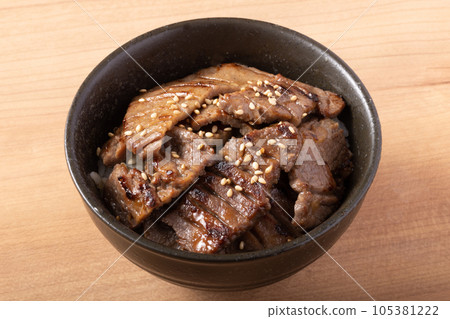 Beef tongue bowl Beef tongue bowl 105381222