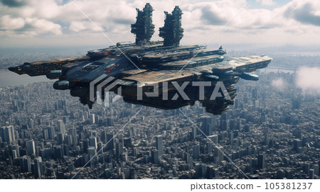 來自太空的入侵者來到了大城市 來自太空的入侵者來到了大城市 105381237