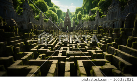 迷宮般的古城 105382021