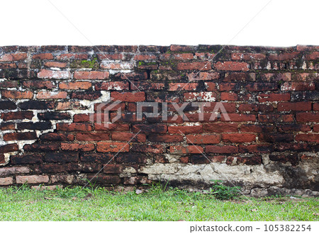 Background of old vintage brick wall Background of old vintage brick wall 105382254