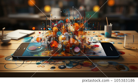 3D顯示移動設備演示屏幕 105383186