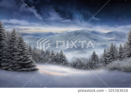 《AI影像》雪山里 105383638