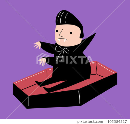 Dracula . Halloween cartoon characters . Vector . Dracula . Halloween cartoon characters . Vector . 105384217