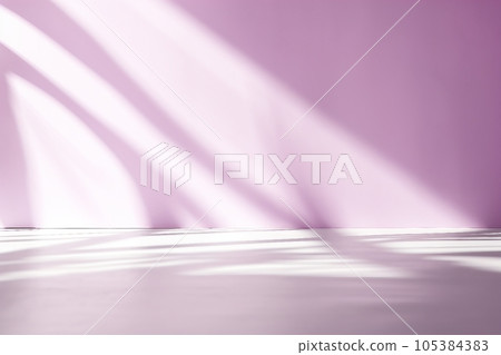 empty pastel purple background for product presentation with shadow and light from windows empty pastel purple background for product presentation with shadow and light from windows 105384383