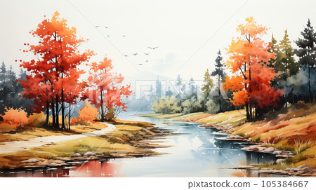 autumn foliage 105384667