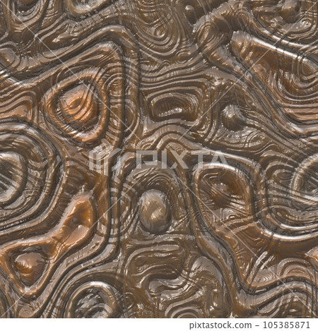 Fantastic seamless pattern of alien interiors on orange background Fantastic seamless pattern of alien interiors on orange background 105385871
