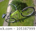 Stylish green bicycle 105387999