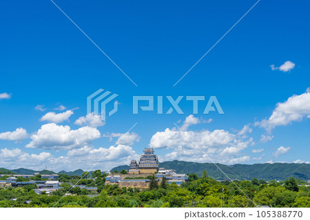 世界文化遺產夏季國寶姬路城遠景 世界文化遺產夏季國寶姬路城遠景 105388770