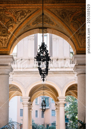 Architecture in the historical part of Milan 105388929