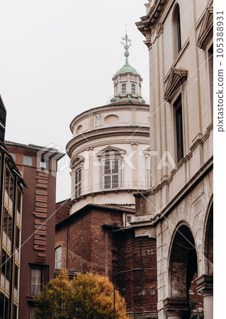 Architecture in the historical part of Milan 105388931