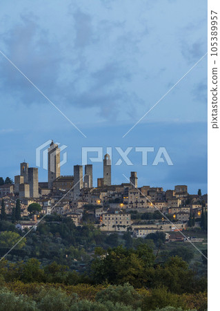 San Gimignano, UNESCO site, Tuscany, Italy 105389957
