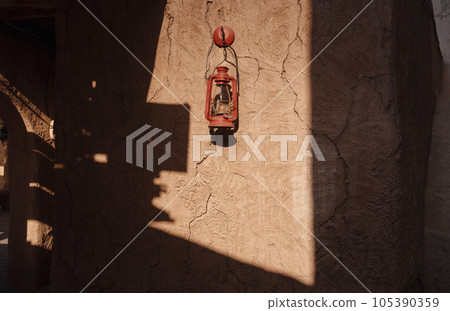 Al seef-old historical district with traditional Arabic architecture. Al seef-old historical district with traditional Arabic architecture. 105390359