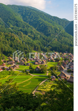 Shirakawa-go in summer (evening view) Shirakawa-go in summer (evening view) 105390375