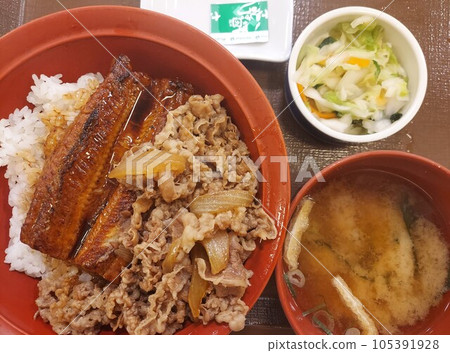數寄屋的“鰻魚牛肉味噌湯泡菜套餐” 數寄屋的“鰻魚牛肉味噌湯泡菜套餐” 105391928