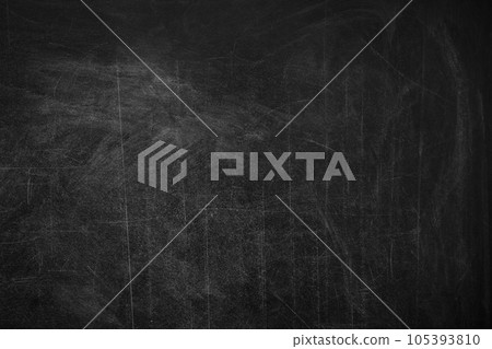 Dirty black chalkboard as background. Space for text 105393810