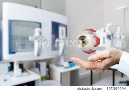The concept of providing services treatment of eye diseases. The concept of providing services treatment of eye diseases. 105394694