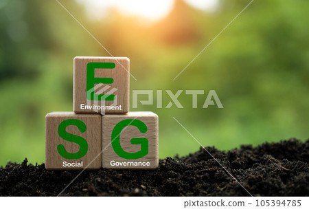 ESG concept for environment, society and governance in sustainable. business responsible environmental. 105394785