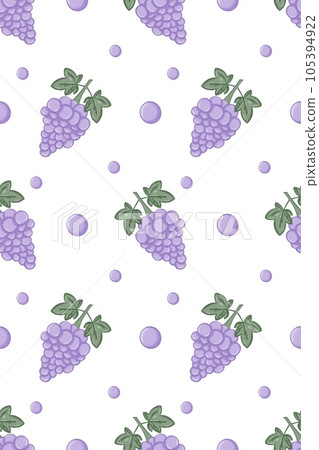 cute grape doodle style background cute grape doodle style background 105394922