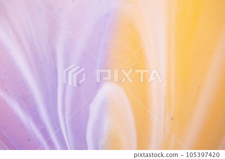 Abstract created using the technique of liquid acrylic. Abstract ethereal swirl. Trendy wallpaper. Abstract created using the technique of liquid acrylic. Abstract ethereal swirl. Trendy wallpaper. 105397420