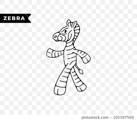 Zebra cartoon character, animals and african savannah, linear graphic design. Nature, wildlife, safari, zoo, wilderness and fauna, vector design and illustration Zebra cartoon character, animals and african savannah, linear graphic design. Nature, wildlife, safari, zoo, wilderness and fauna, vector design and illustration 105397569