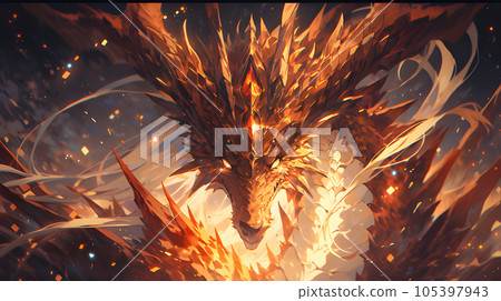 dragon background 105397943