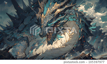 龍背景 龍背景 105397977