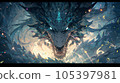 dragon background 105397981
