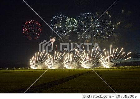 Fireworks display Summer tradition 105398009