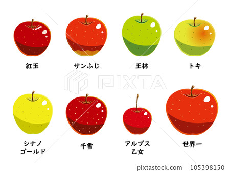 Apple variety set simple 105398150