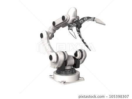 Industrial robot robot hand picking robot unit (3DCG image) Industrial robot robot hand picking robot unit (3DCG image) 105398307