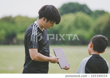 football, soccer, digital tablet 105399354