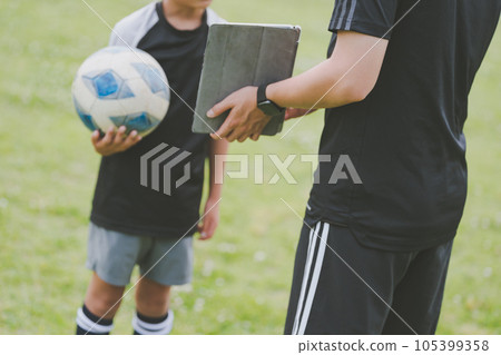 football, soccer, digital tablet 105399358