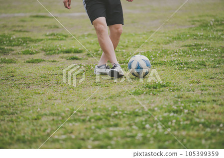 football, soccer, paw 105399359
