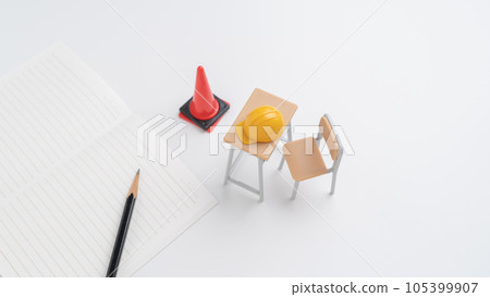 頭盔和學習工具 | 獲得建築相關資格的圖片 105399907