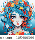 美麗的頭髮女人 5 105400399