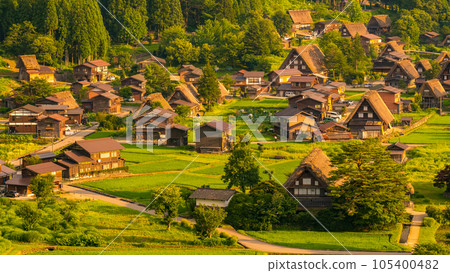 夏日的白川鄉（夜景） 105400482