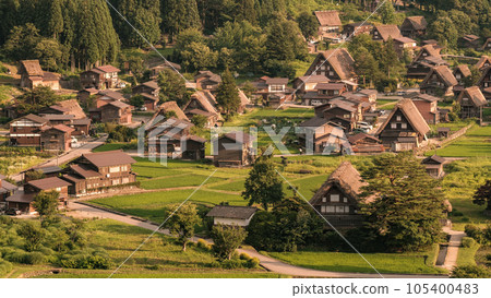 夏日的白川鄉（夜景） 105400483