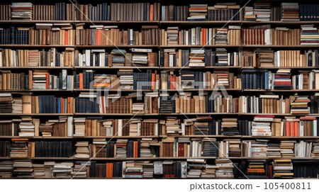 許多書籍按生成人工智能的順序排列 許多書籍按生成人工智能的順序排列 105400811