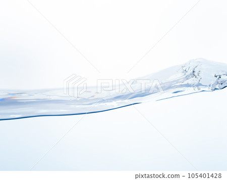 Water surface wave flow 105401428