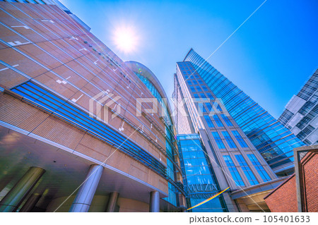 日本夏季的川崎城市景觀,在川崎站前俯瞰 Muza Kawasaki = 7 月 26 日 日本夏季的川崎城市景觀,在川崎站前俯瞰 Muza Kawasaki = 7 月 26 日 105401633