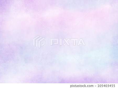 Watercolor texture background material hazy rough pale purple pink light blue natural 105403455