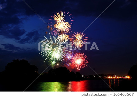 The 68th Oyama Fireworks (Oyama Summer Festival 2019) Oyama Fireworks Display Sunday, July 28, 2019 105403507