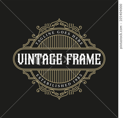 Vintage Retro Ornament Border Frame Royal Badge Emblem Stamp Label Logo Design Vector Vintage frame logo, Antique labels Vintage Retro Ornament Border Frame Royal Badge Emblem Stamp Label Logo Design Vector Vintage frame logo, Antique labels 105404000