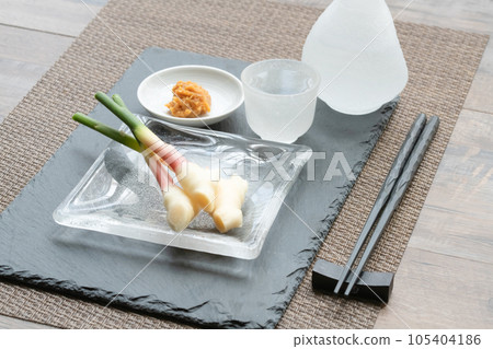 leaf ginger leaf ginger 105404186
